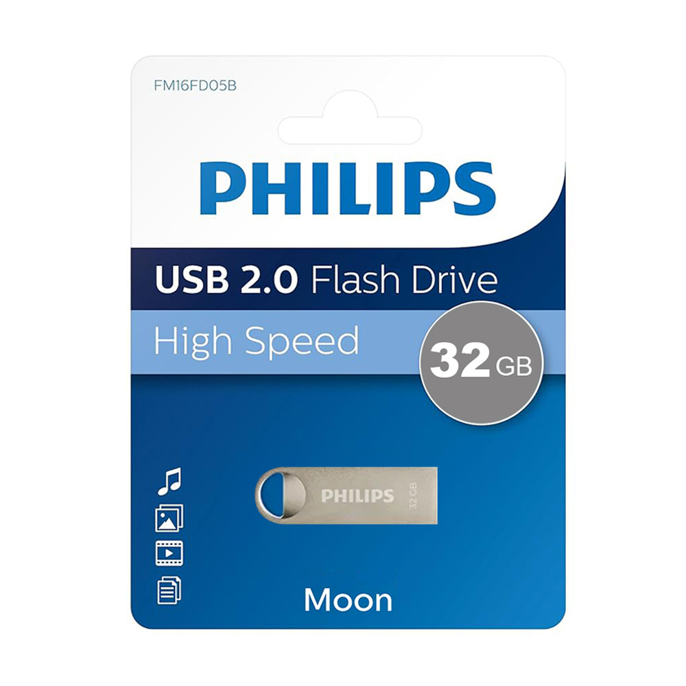 Usb Flash Bellek 2.0 Metal 32GB Philips FM32FD160B/00