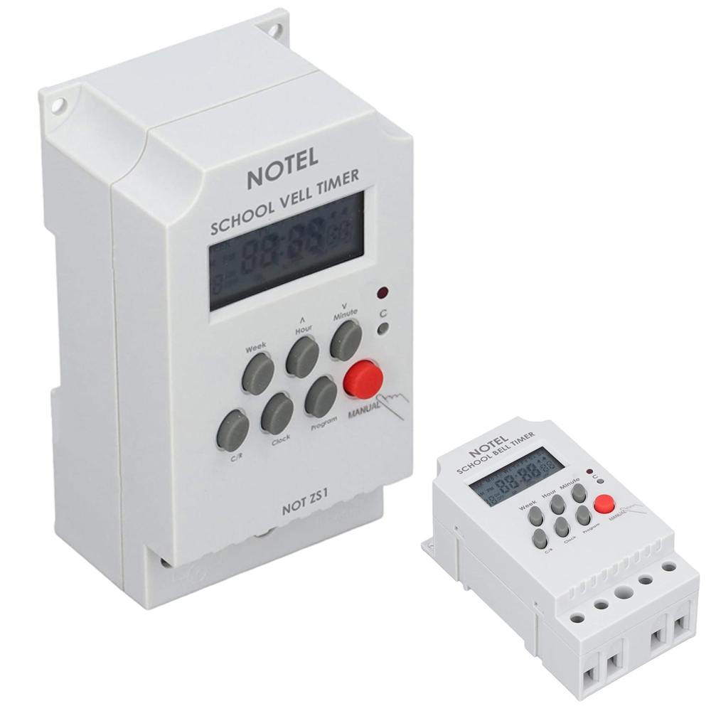 Kampana Zil Saati Zaman Ayarlı Programlanabilir Notel NOT-ZS1
