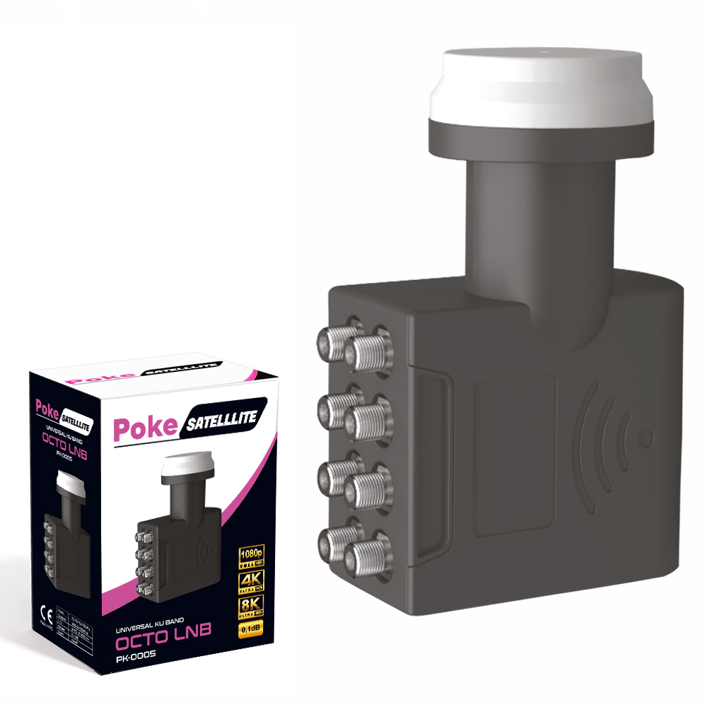 Sekizli Lnb Octo 5G Yeni Nesil 0.1Db 3D 4K 8K PK-0005