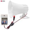 Pazarcı Horn Hoparlör Ses Kayıtlı USB SD 20w Tak Kullan Poke PK-8025