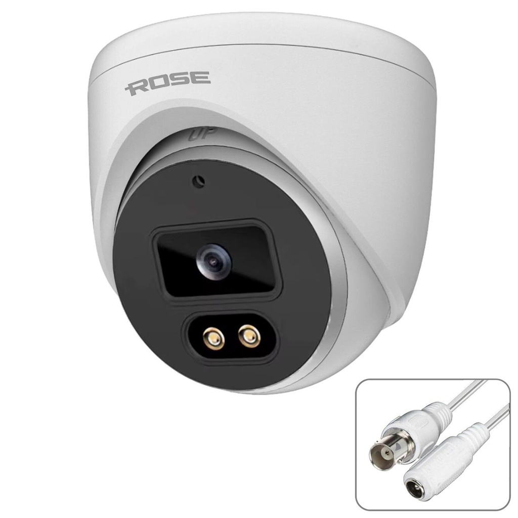 Gece Renkli 2mp Ahd Dome Kamera 3.6mm Dahua Bord Rose AHD-20125