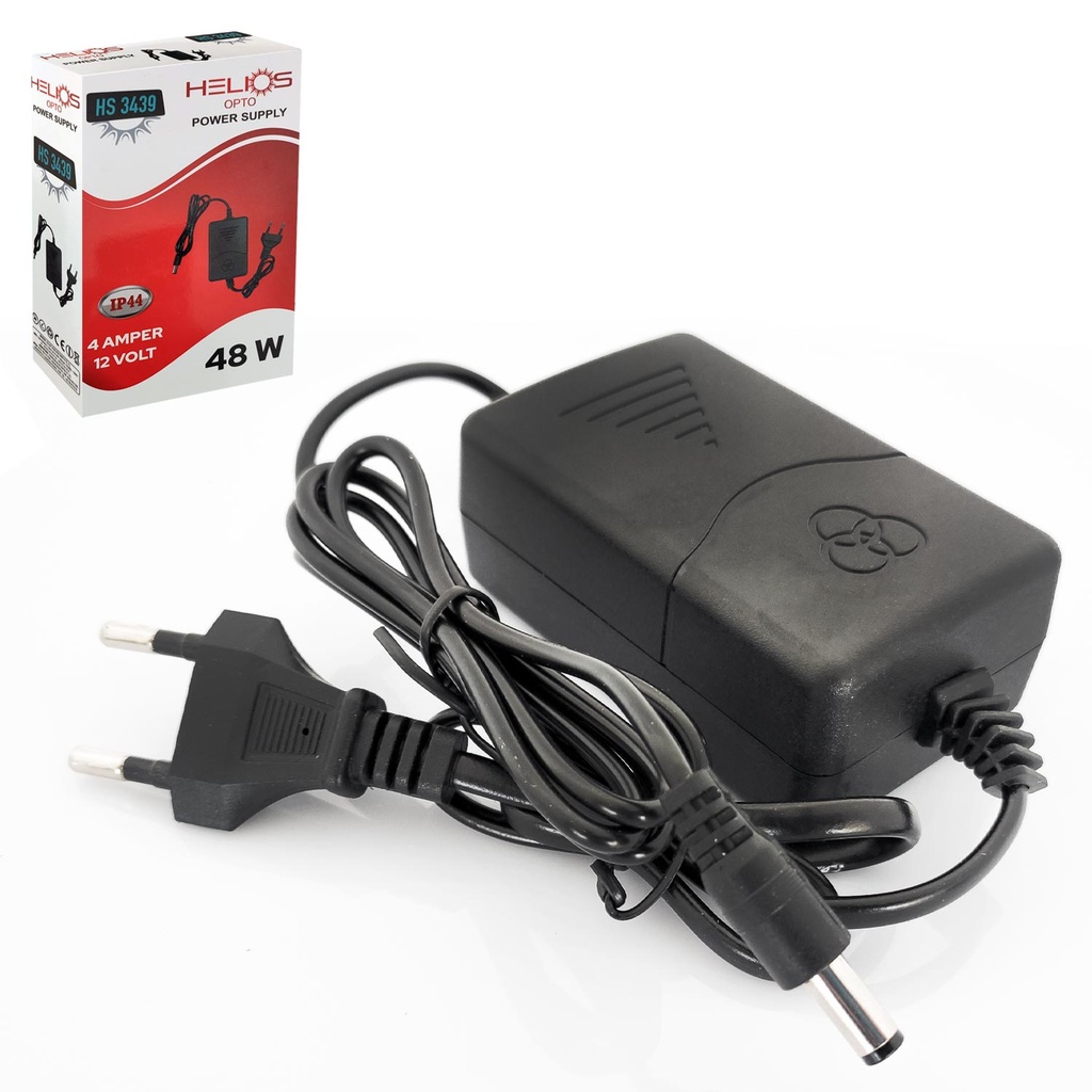 Adaptör 12v 4a Masa Tip 5.5x2.5 Helios HS-3439