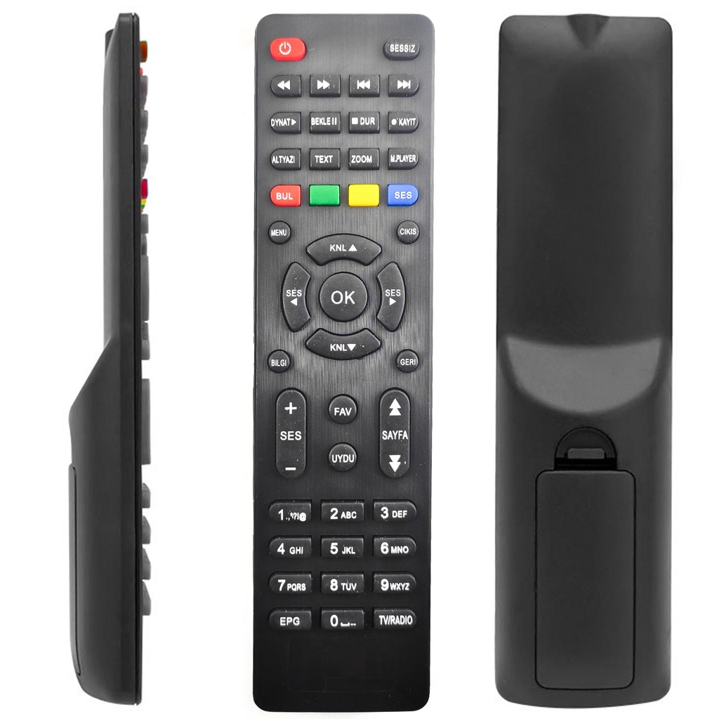 Hometech Mersat Vip Korax Techniksat Hd Slim Uydu Kumanda Rose Wuk-334