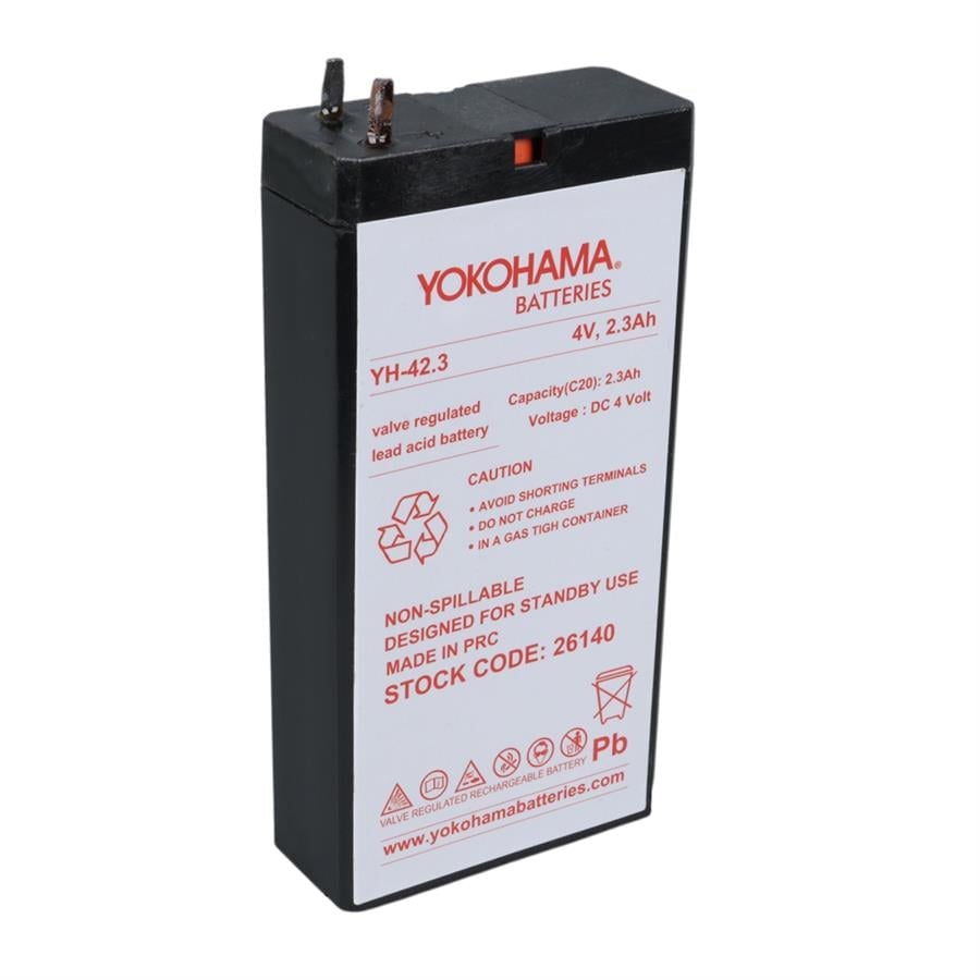 Kuru Akü 4V 2.3A 50x100x22mm Yokohama YH-42.3