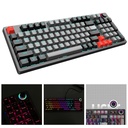 Oyuncu Kablolu Klavye Q Türkçe RGB Led ABS Mekanik Ses Düğme Kontrol Jedel KL-114