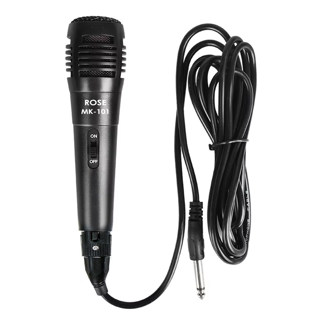 El Mikrofonu 3mt Kablolu Dinamik Rose MK-101