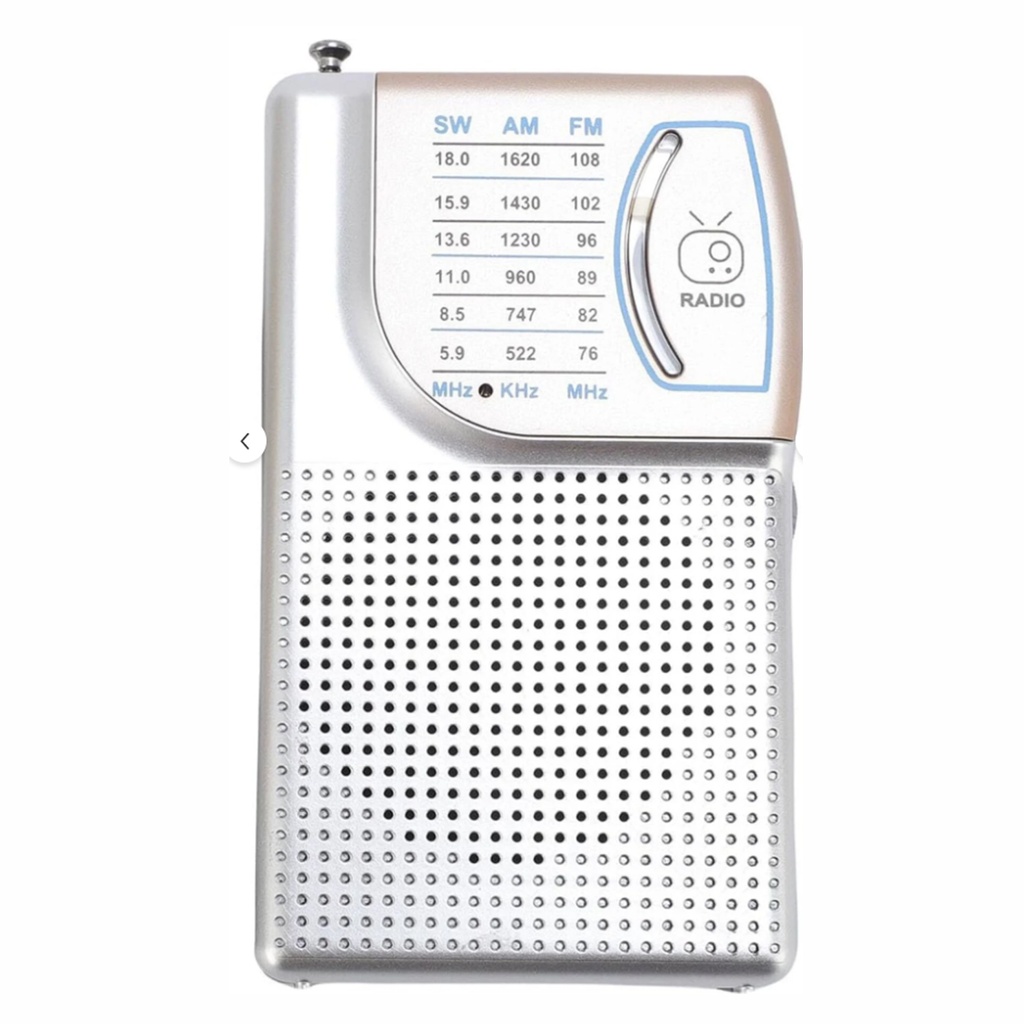 El Radyosu FM SW AM Analog Şarjlı Rose SP-605