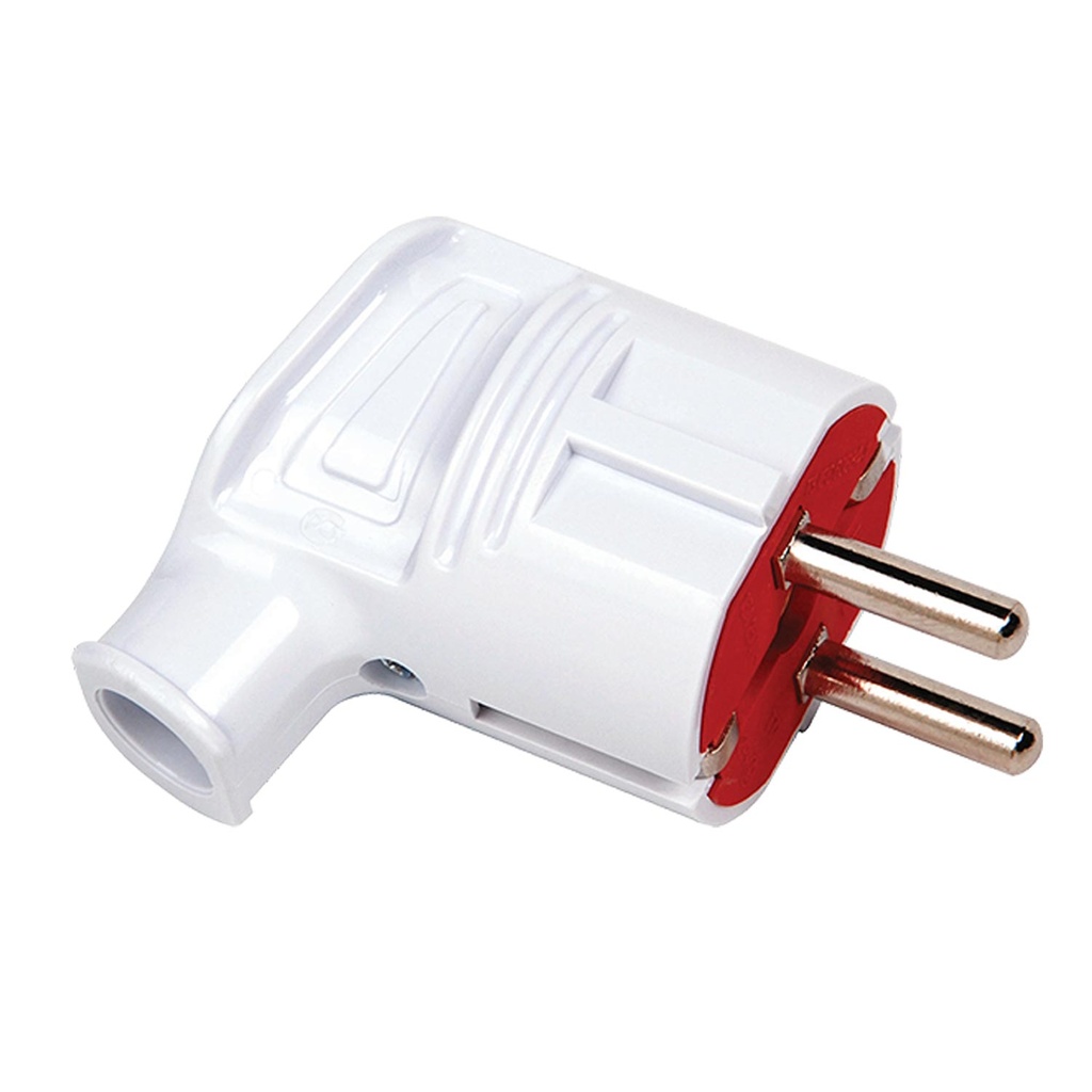 Erkek Fiş Topraklı L Tip Beyaz MCN