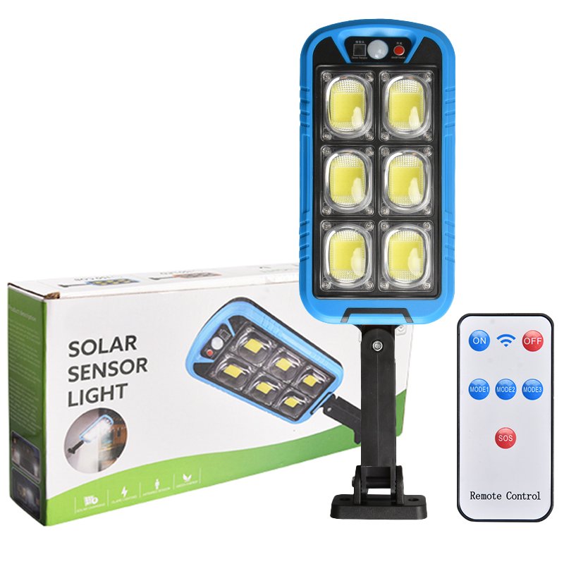 Solar Sensörlü Duvara Monte 150 COB Ledli̇ Solar Lamba Zb-150b