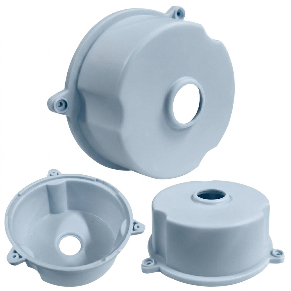 Kamera Buat 120x120mm Yuvarlak ABS Gri Poke PK-8414