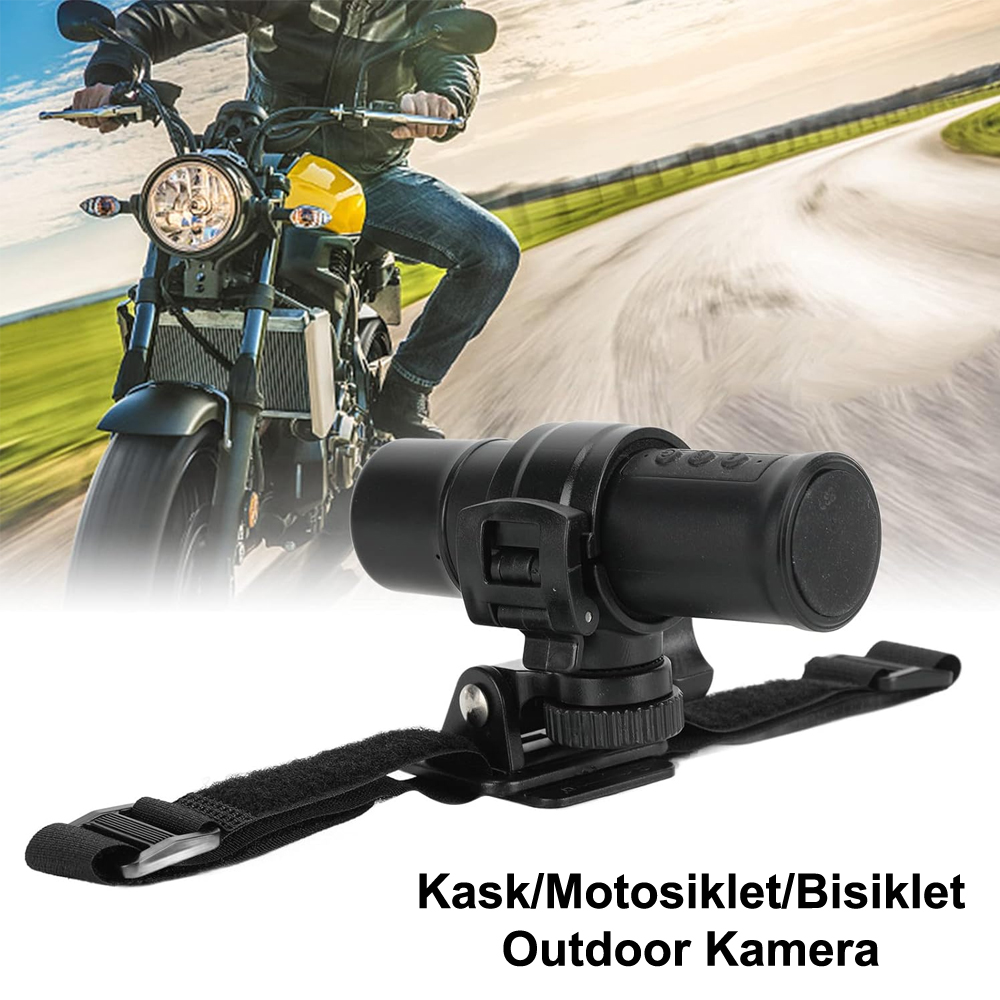 4K Wifi Aksiyon Kask Motosiklet Bisiklet Kamerası 140° Geniş Açılı Anti -Shake Water Pars PRS-M62 Pro