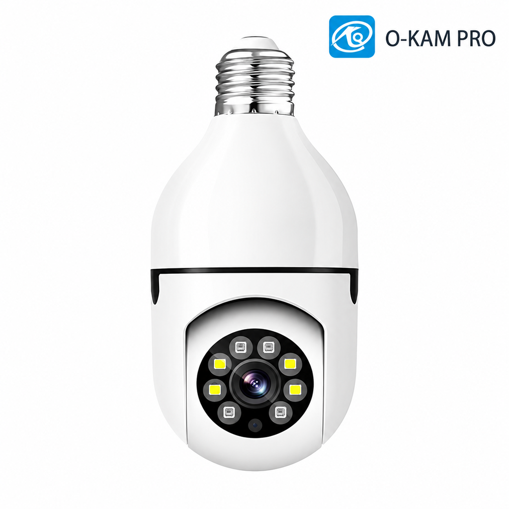 Wifi Ptz Akıllı Ampul Kamera 2Mp O-Kam Pro 4045