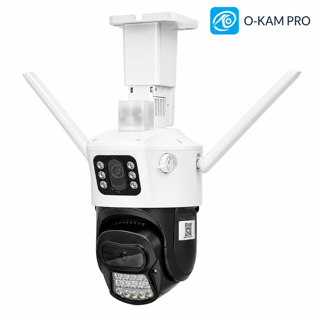 Wifi Ptz Kamera 2 Lens 6Mp Çakarlı O-Kam Pro 6015