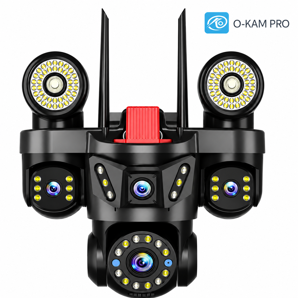 Wifi Ptz Kamera 4 Lens 12Mp O-Kam Pro Ok-231 Premium