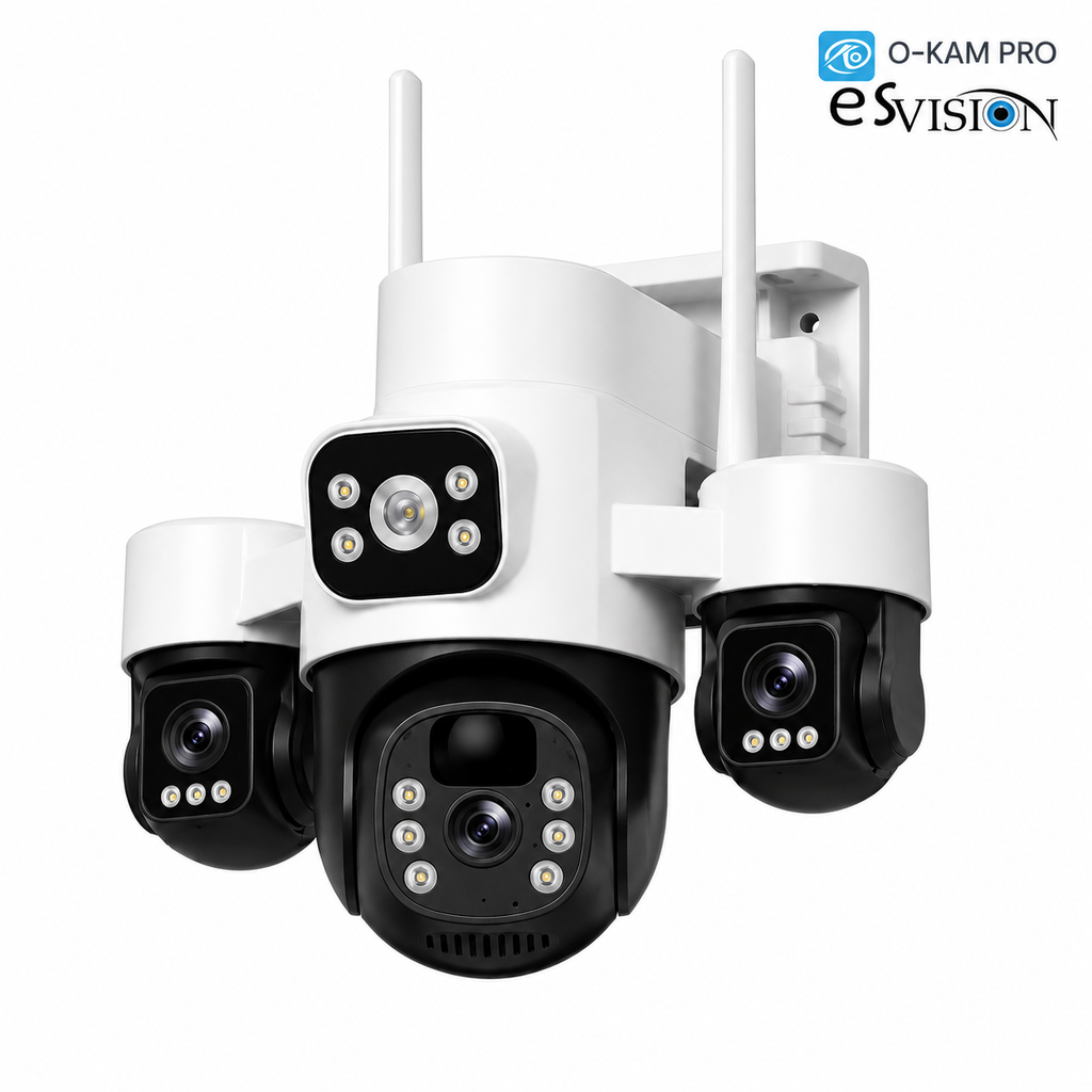 Wifi Ptz 3 Kamera Lens 3x3Mp Esvision Es-9001
