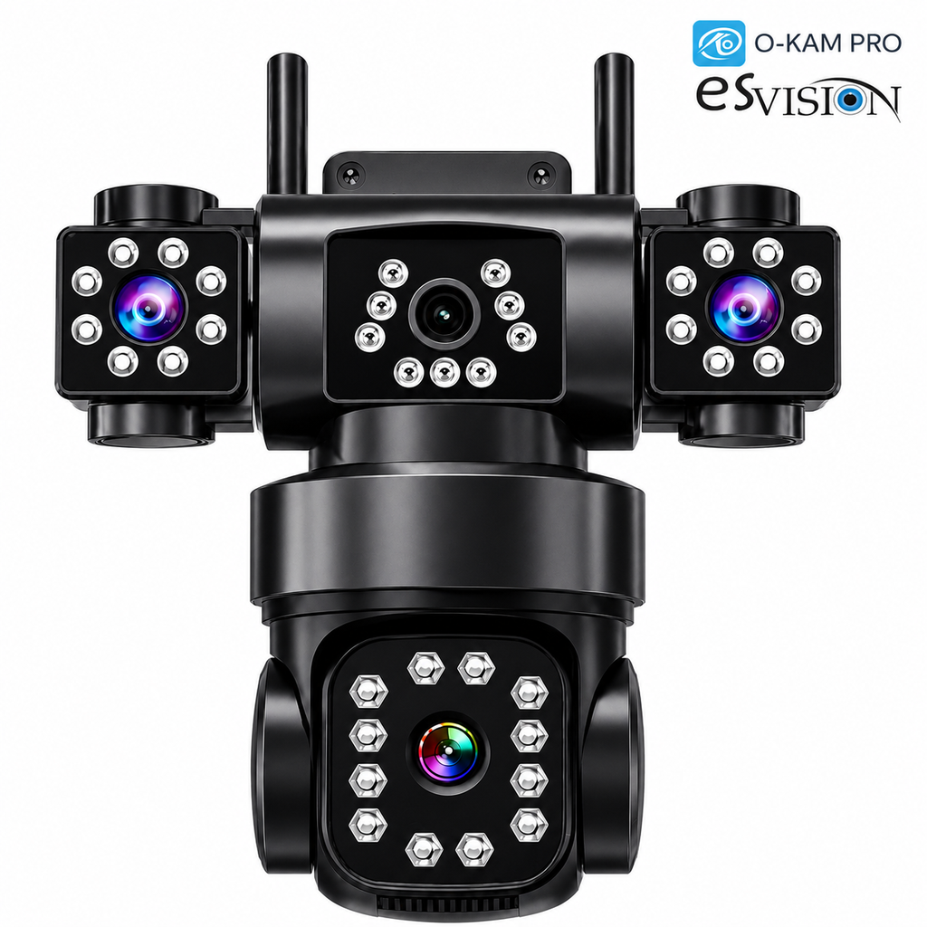 Wifi Ptz 3 Kamera 3x3Mp O-Kam Esvision Es-9002