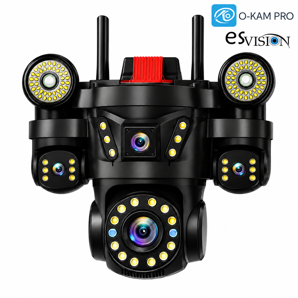 Wifi Ptz 3 Kamera Işıklı 3x3Mp O-Kam Esvision Es-9003