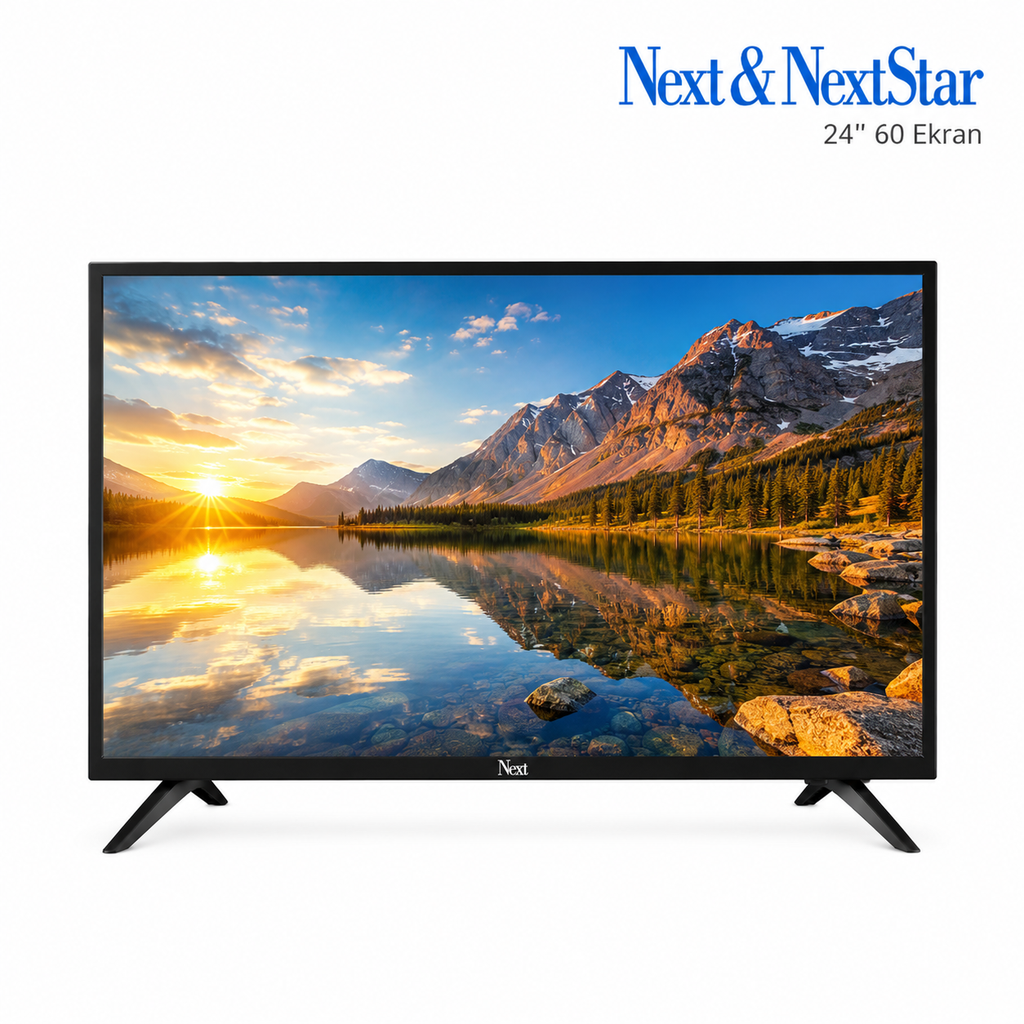 24'' 60 Ekran Led Monitör 12 Volt ( Uydusuz ) Next Ye-24GFS12