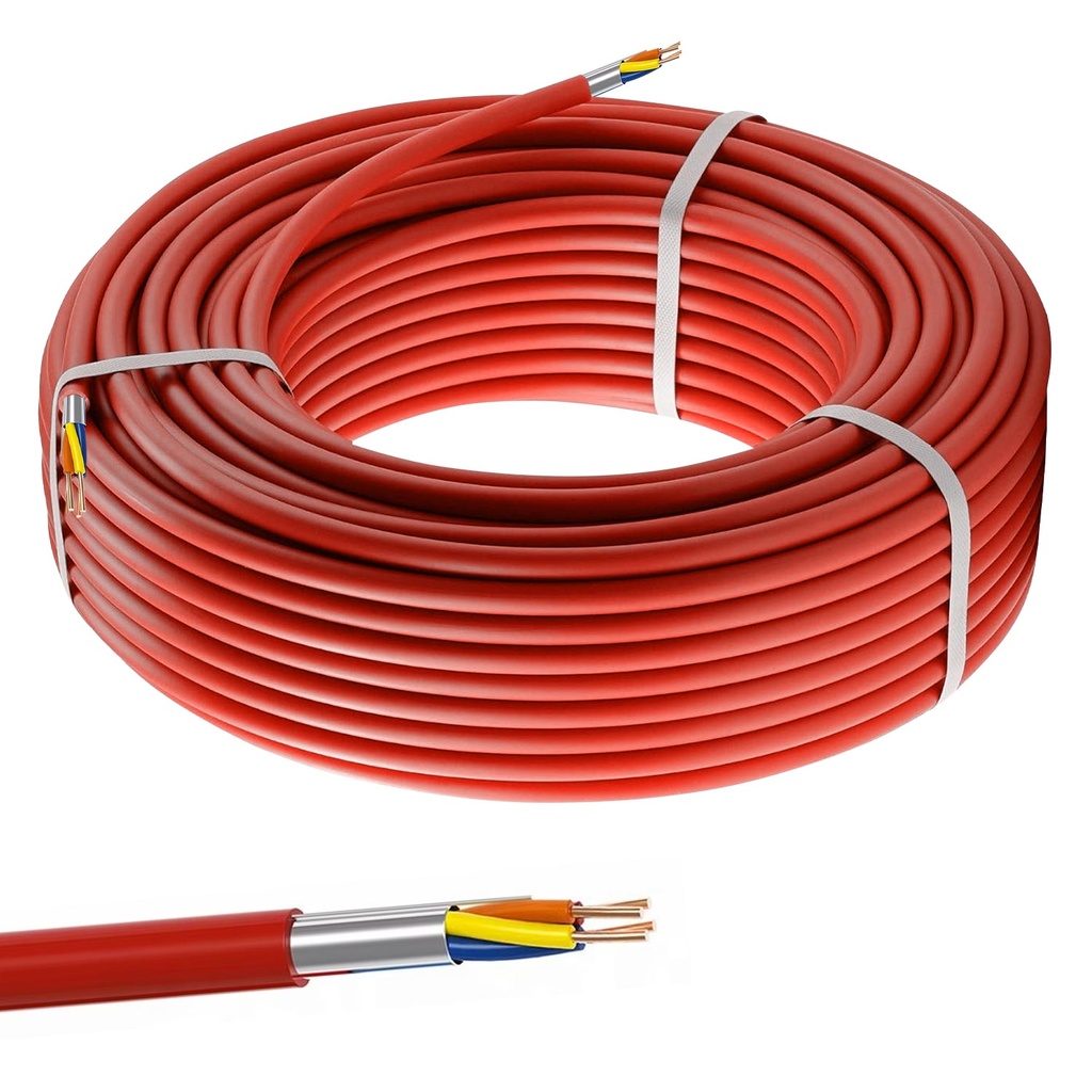 Yangın İhbar Kablosu 2x2x0.80 +0.60 100mt Poke PK-1515