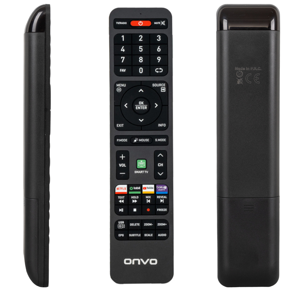 Onvo Bim Senna Saba Nordmende Mario Benin Netflix Tuşlu LCD LED TV Kumanda Poke PK-7139