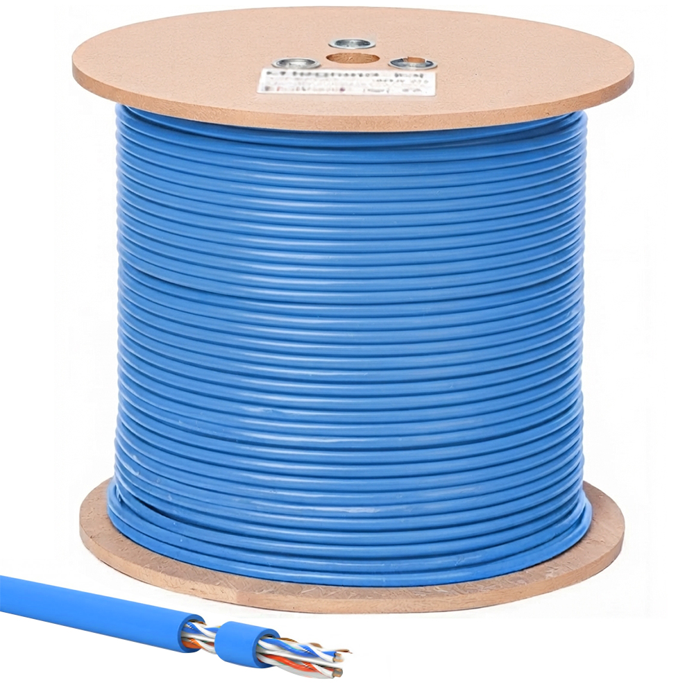 Outdoor Cat6 Kablo 23Awg 0.51 Bakır Alaşım 305mt Dış Mekan Strumkabel ST-1516