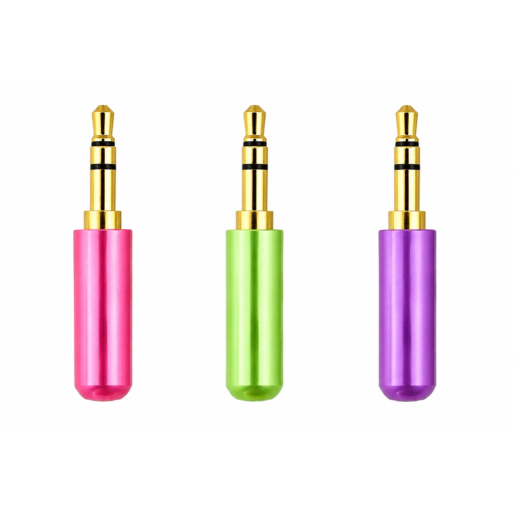 3.5mm Stereo Jack Fiş Metal PK-8677