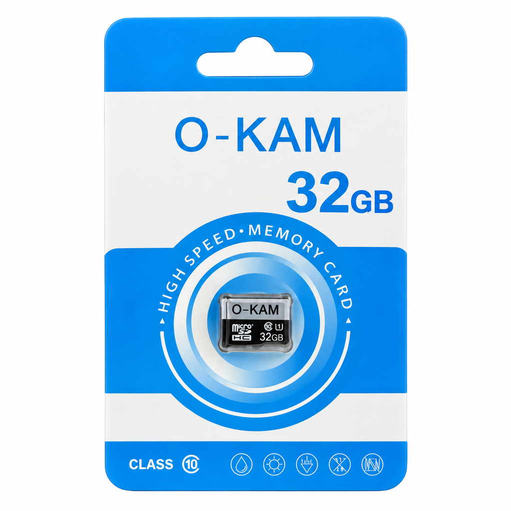 32GB 7/24 Hafıza Kartı Micro SD 3U Tüm Kameralara Uyumlu O-Kam