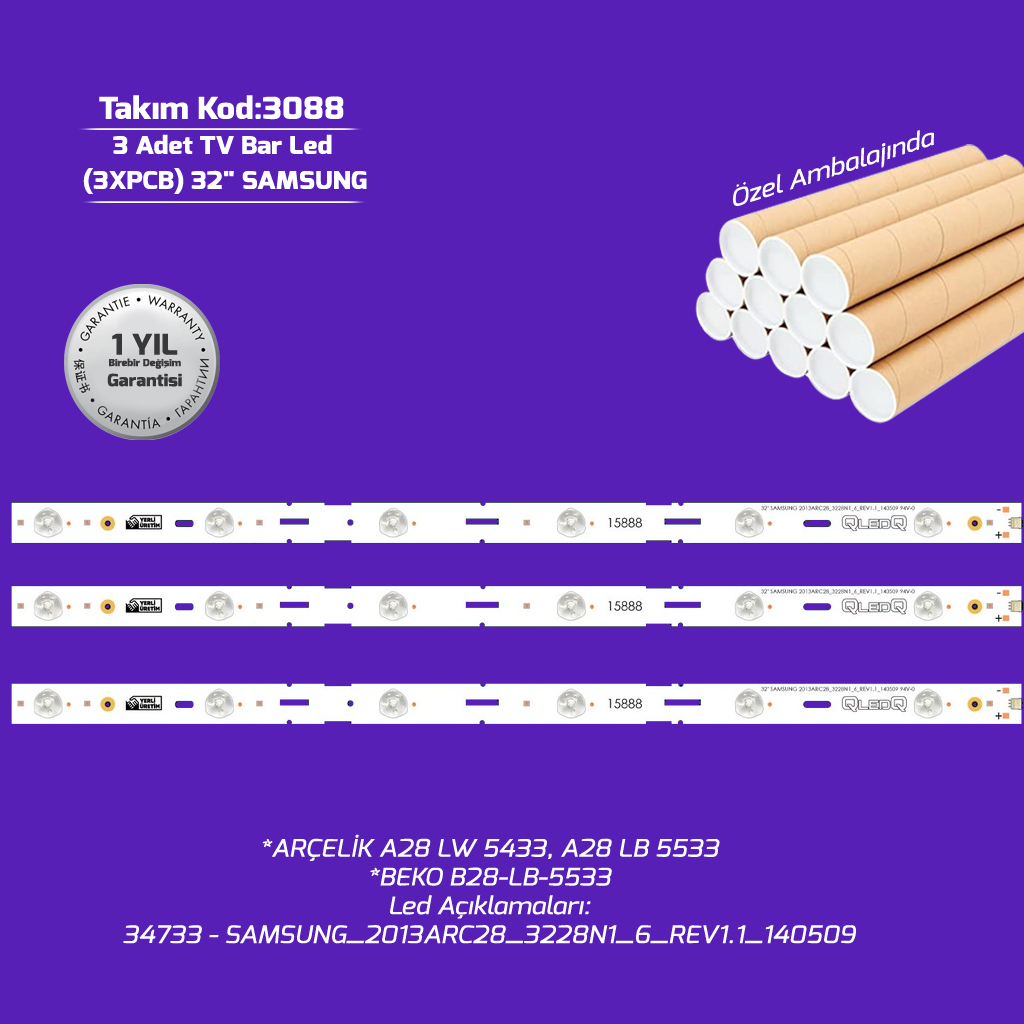 32'' Samsung 2013Arc28 3228N1 6 Rev1.1 140509 Samsung 3adet Tv Bar Led
