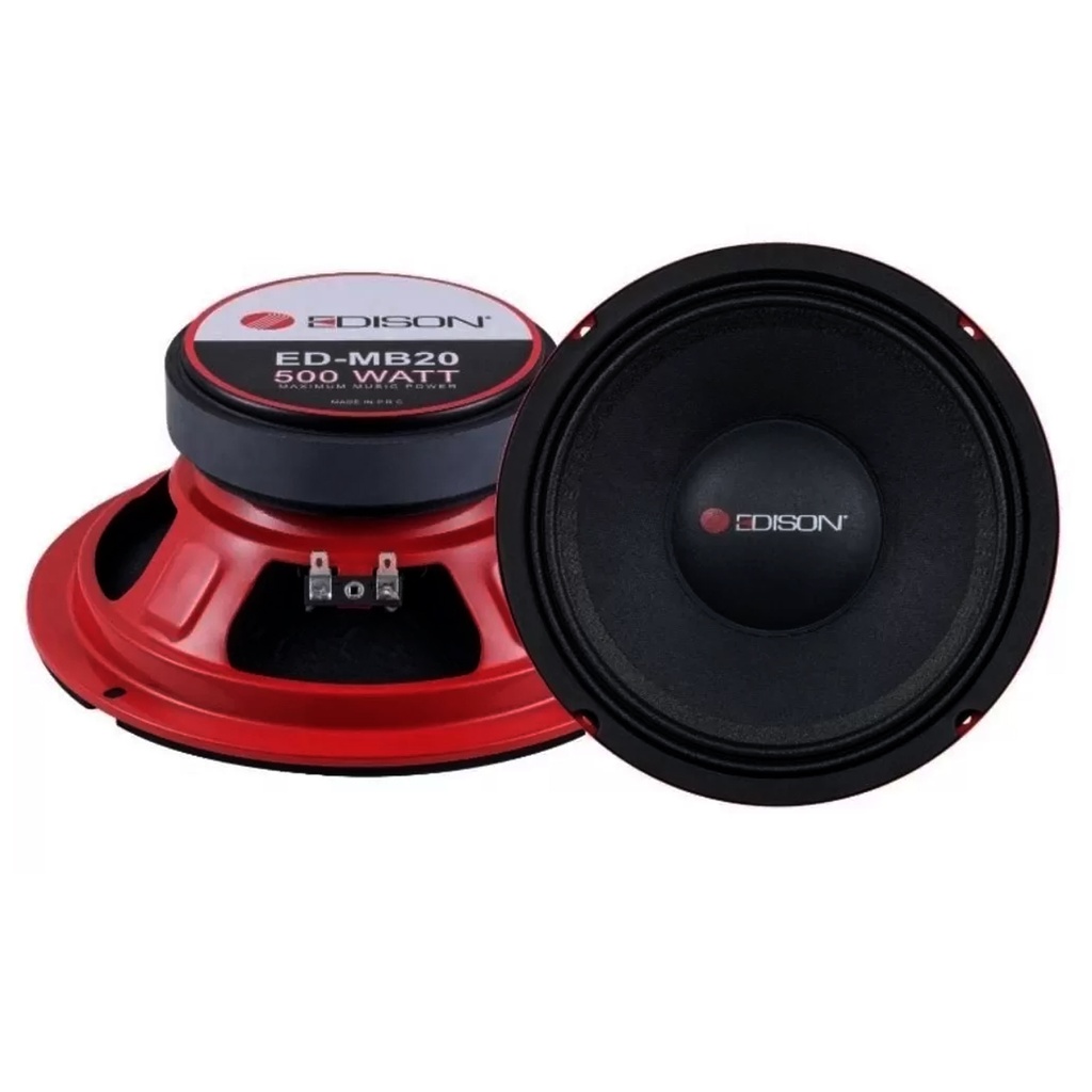 Oto Hoparlör Midbass 20cm 500w 2 Adet Edison ED-MB20