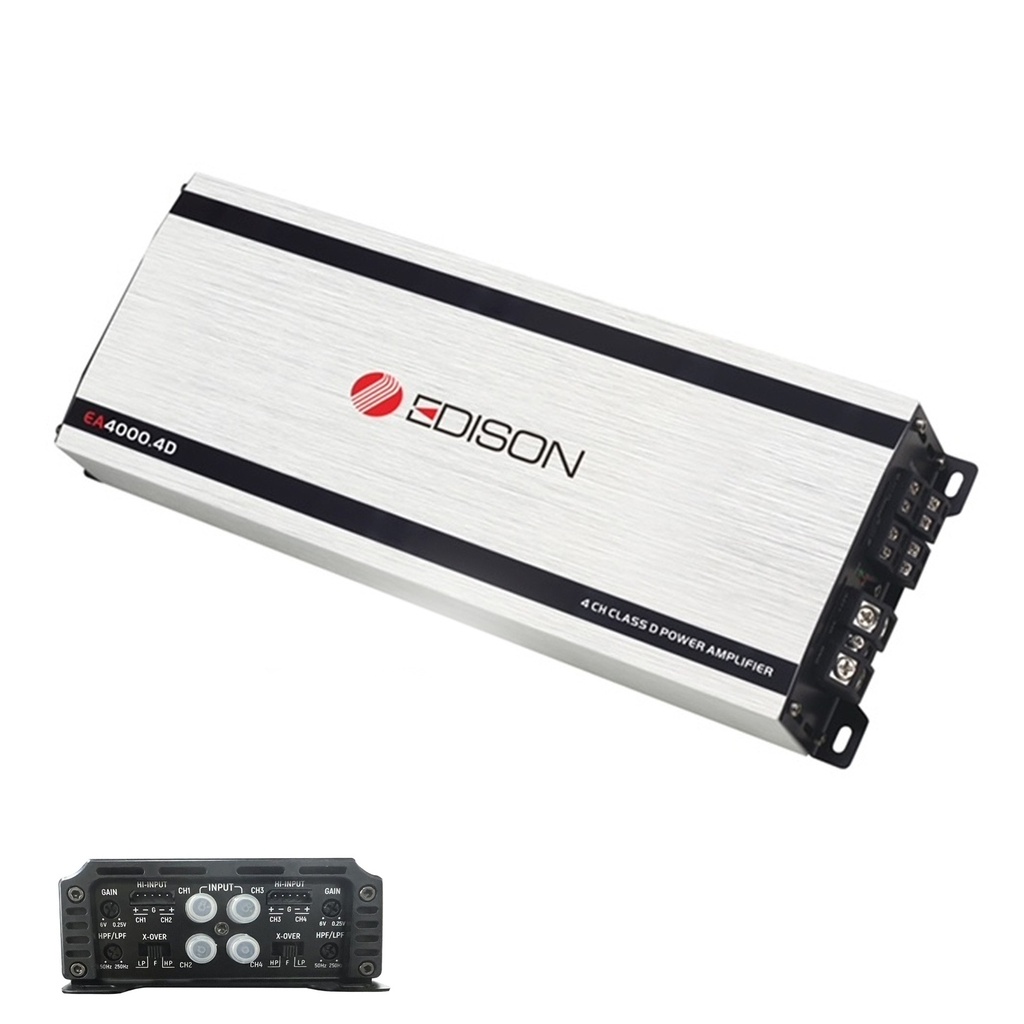Dijital Oto Anfi Stereo 4000w 4 Kanal Edison EA-4000.4D