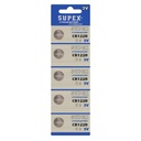 1220 Para Pil 3v Lityum 5 Adet Supex 1220 R33