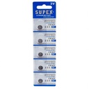1616 Para Pil 3v Lityum 5 Adet Supex 1616 R33