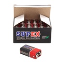 9 Volt Pil Carbon 12 Adet Supex 6F-22