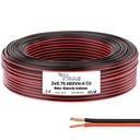 2x0.75 Elektrik Kablosu H03VH-H CU Bakır Kordon Siyah 100mt Poke PK-1312
