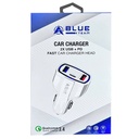 Araç Şarj Adaptörü 2x Usb - Pd Type C Quick Qualcomm 3.4a Hızlı BlueTeam BCC-04 R32