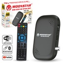 Mini Hd Uydu Alıcı Dahili Wifi BT Kumanda Siyah İnci Moonstar DSR-6500  R41