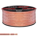 2X0.75 Hoparlör Kablosu Şeffaf Kordon Makarlı 100mt PK-1420