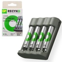 Pil Şarj Aleti Dörtlü AAA 4X950 Mah Pil Hediye GP R34