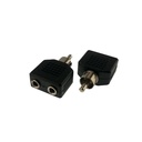 Rca Erkek to 2 3.5mm Dişi Stereo Çevirici Adaptör PK-6318  Ç1