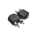 RCA Dişi to 2 RCA Erkek Çevirici Adaptör PK-6320  Ç1