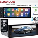 6.9'' Tek Din Android 4x55w BT Carplay Sunplus SP-6860CP R1