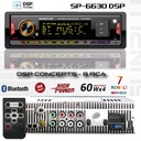 Oto Teyp DSP'li 4X60w 8rca 7 Renk Aplikasyonlu Sunplus SP-6630