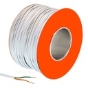 Telefon Hat Kablosu İkili Tek Telli Beyaz 400mt Poke PK-1472