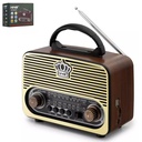 Nostalji Radyo Şarjlı Bluetooth 180*96*138mm Bt/usb/sd Nns NS-8092BT