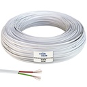 Telefon Kablosu İkili Köken Beyaz 100mt Poke Pk-1254