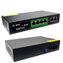 4+2 Poe Switch 10/100 HUB Rose PR-420 R24