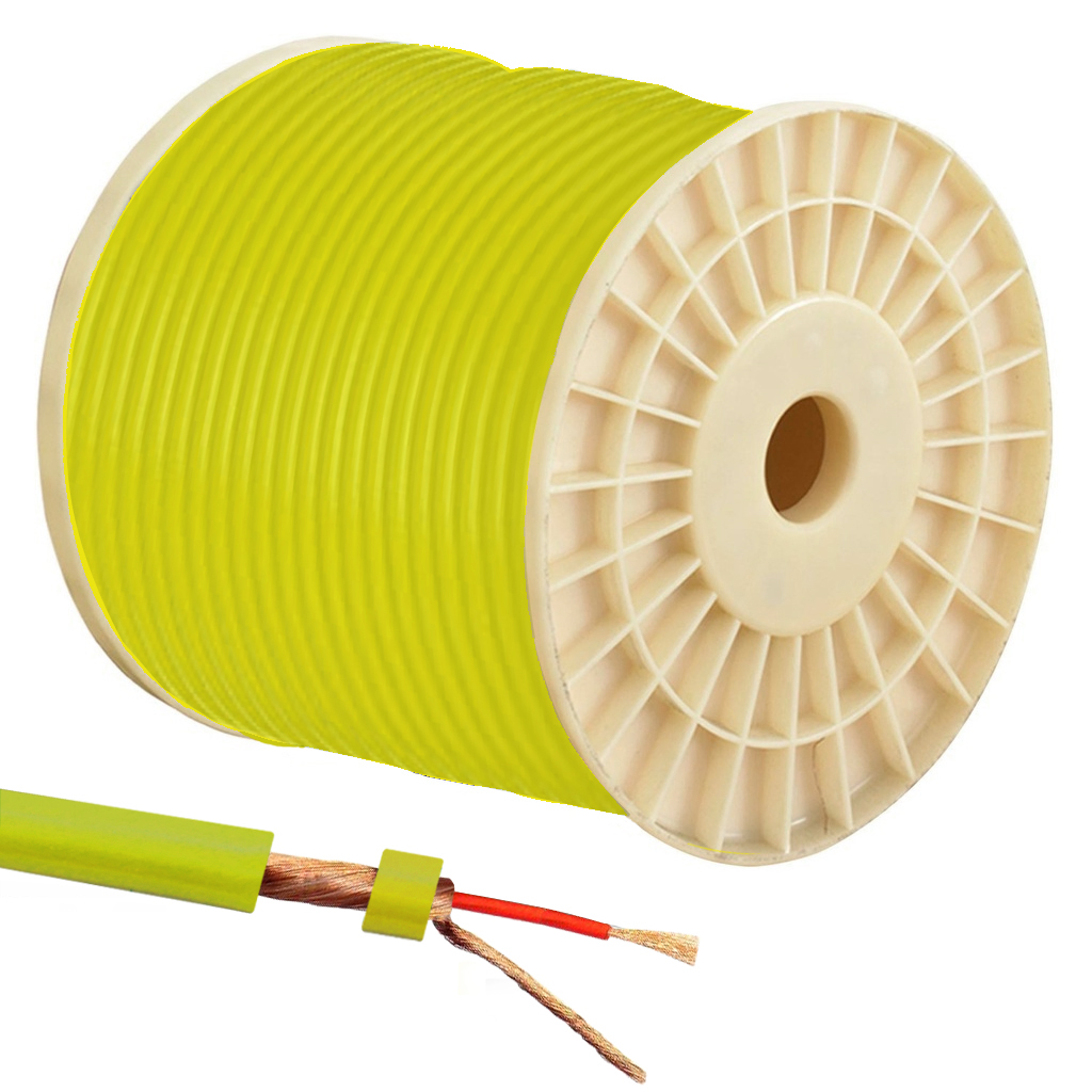 0.50 Full Bakır CU Mono Mikrofon Kablosu N70 50mt Sarı Poke Pk-1211