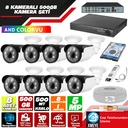 5mp 8 Kameralı 500gb Tak Kullan Set Xmeye PK-4635