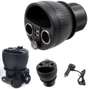 Araç Çakmak Çoklayıcı ikili çift Usb'li 120w 80cm Kablolu 12-24V Olesson 25570