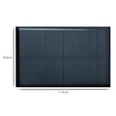 Güneş Enerji Solar Panel 6V 1.5W 115x85mm Öğrenci Deney Poke PK-4887